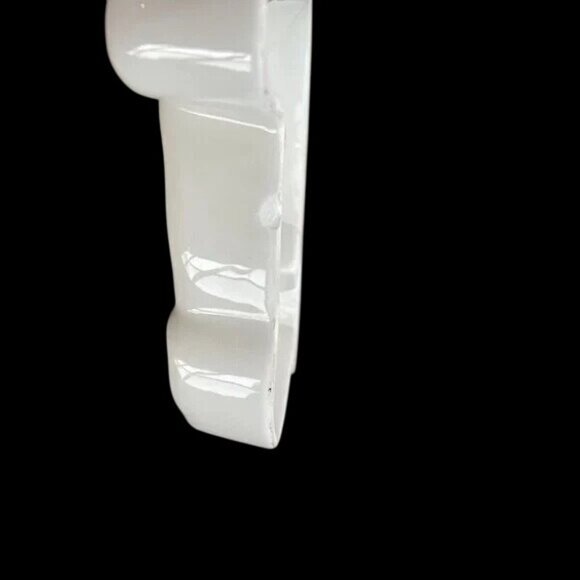 Rae Dunn Chill Snowman Clock Ceramic Holiday Christmas Magenta Artisan x 2 New - Picture 2 of 4